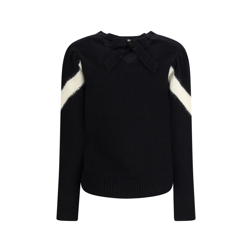 Valentino Wool Sweater with Bow Detail