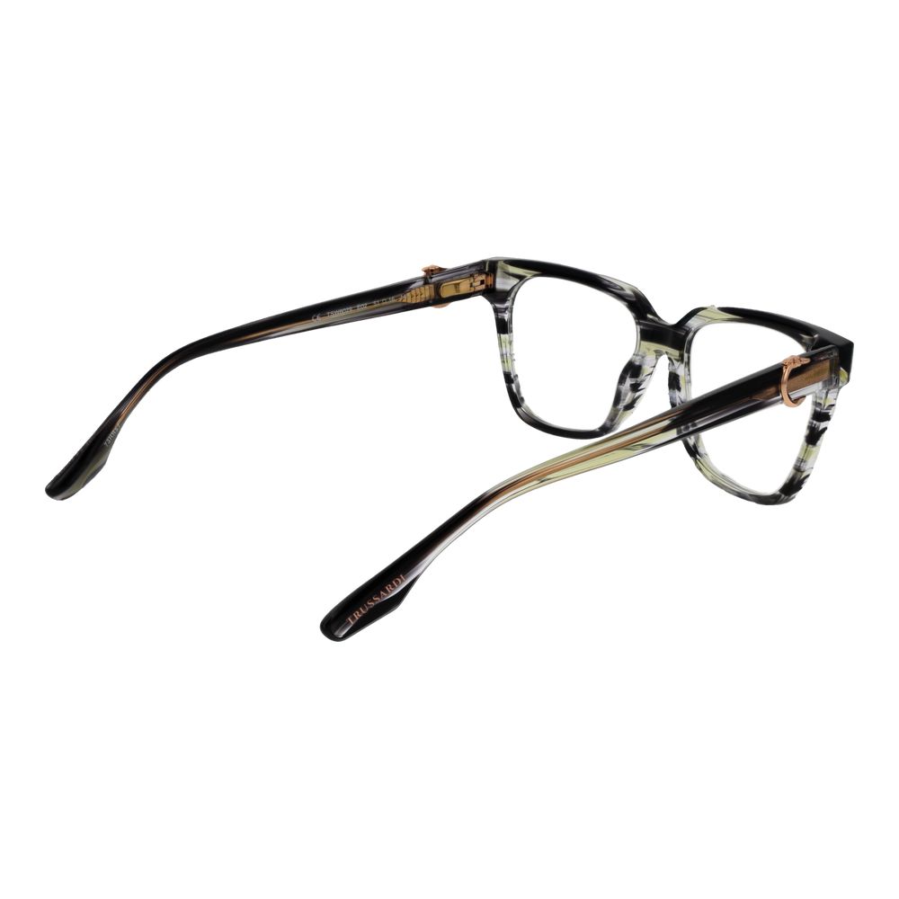 Trussardi Women’s Optical Glasses – Grey Square Frame, 51mm