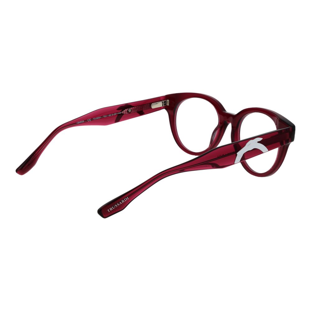 Trussardi Purple Unisex Glasses Frame – Full-Rim Style