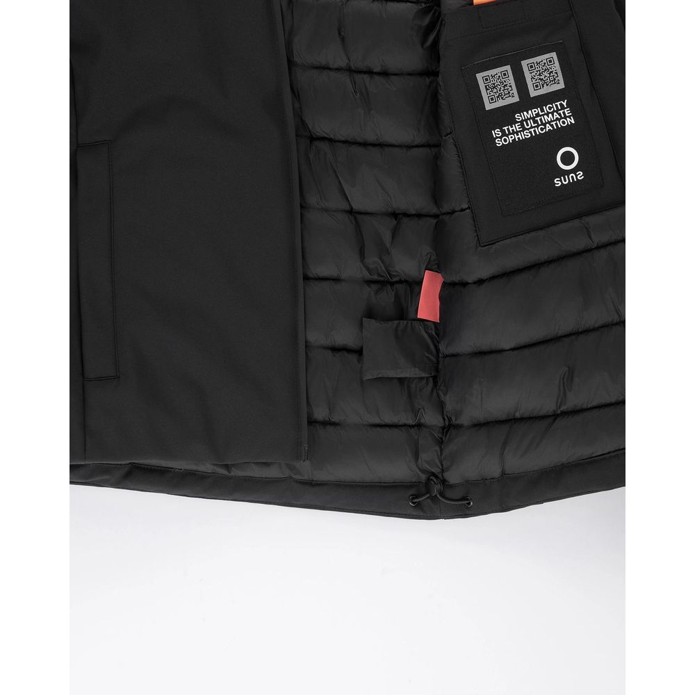 SUNS Black Polyester Jacket