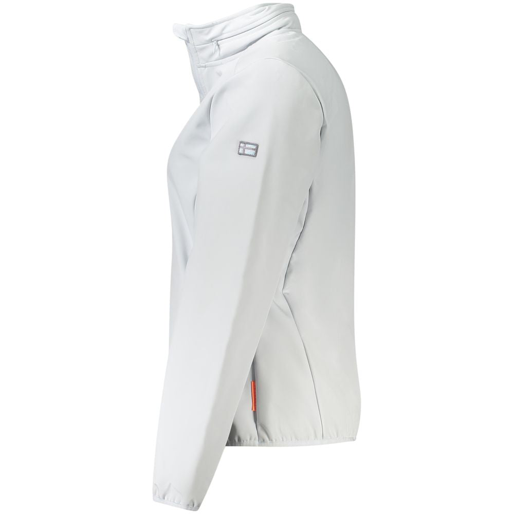 Norway 1963 Gray Soft Shell Jacket with Removable Hood