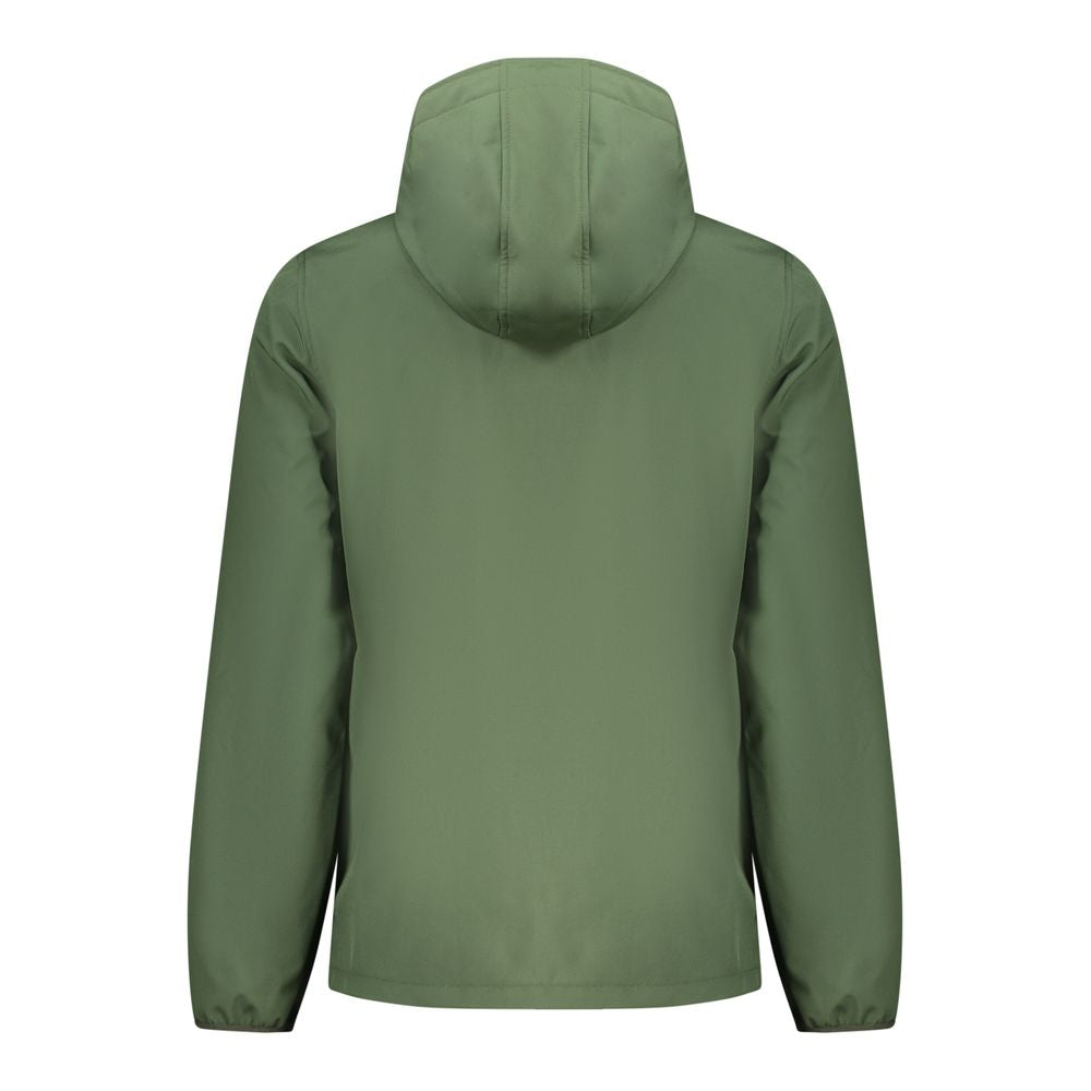 Norway 1963 Green Polyester Soft Shell Jacket with Hood