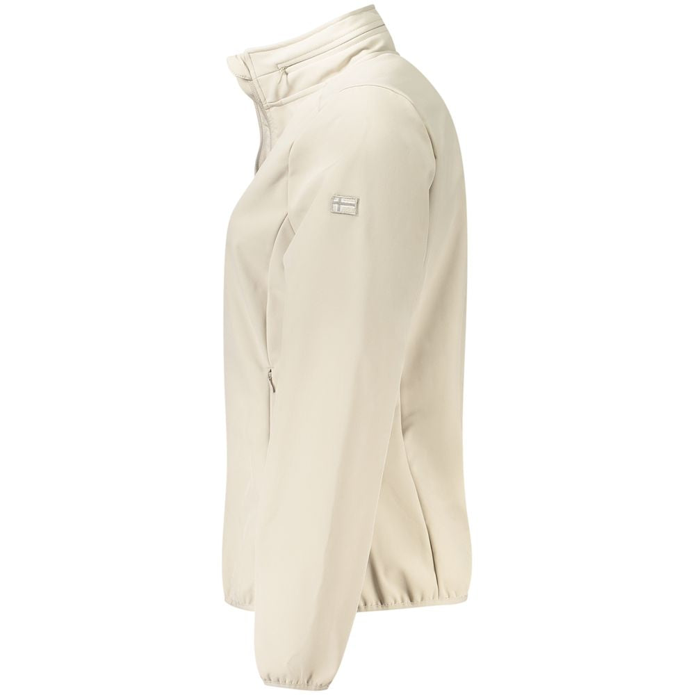 Norway 1963 Beige Soft Shell Jacket with Removable Hood