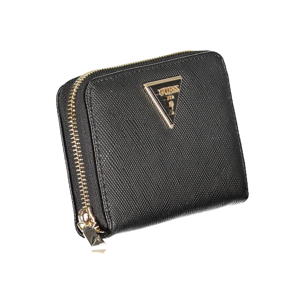 Guess Jeans Black Polyethylene Wallet - Laurel II SLG