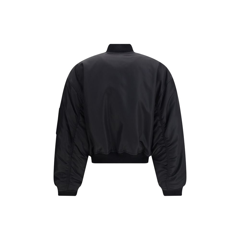 Balenciaga Standard Black Bomber Jacket for Men