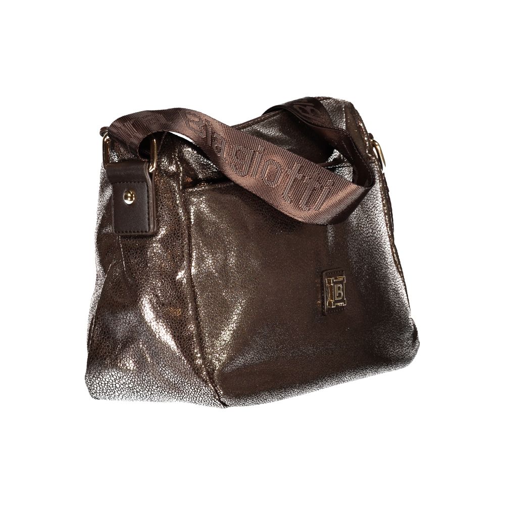 Laura Biagiotti Bronze Polyester Women Handbag