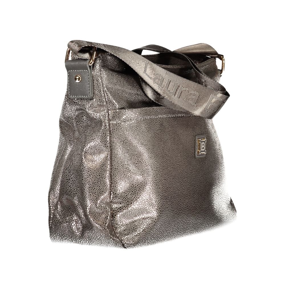 Laura Biagiotti Tapiro Bag - Gray Polyester Handbag