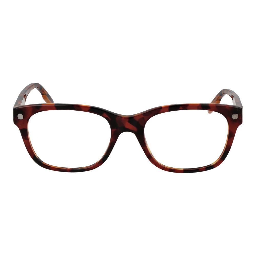 Ermenegildo Zegna Red Men's Optical Glasses – Rectangle Frame
