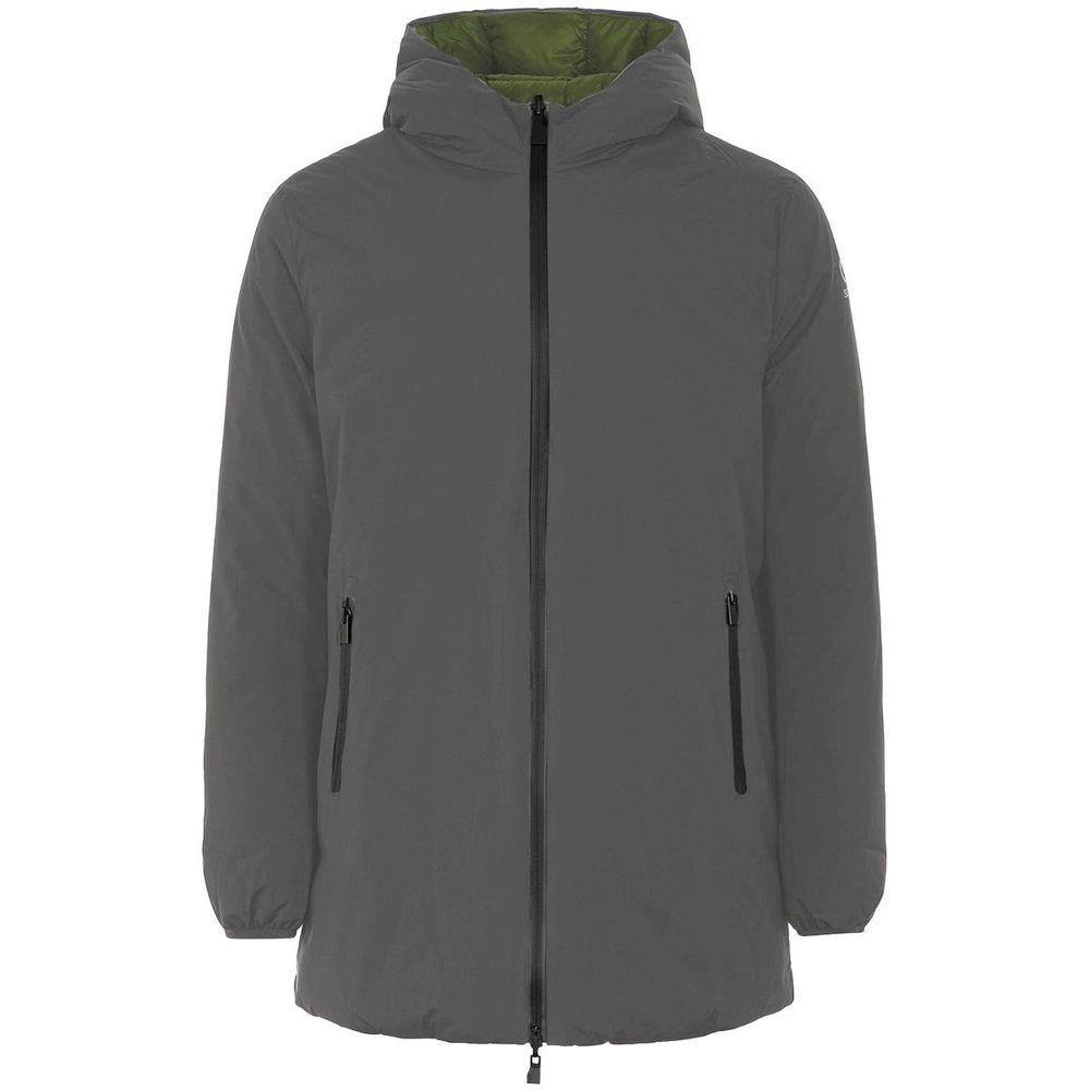 Suns Gray Polyester Reversible Jacket