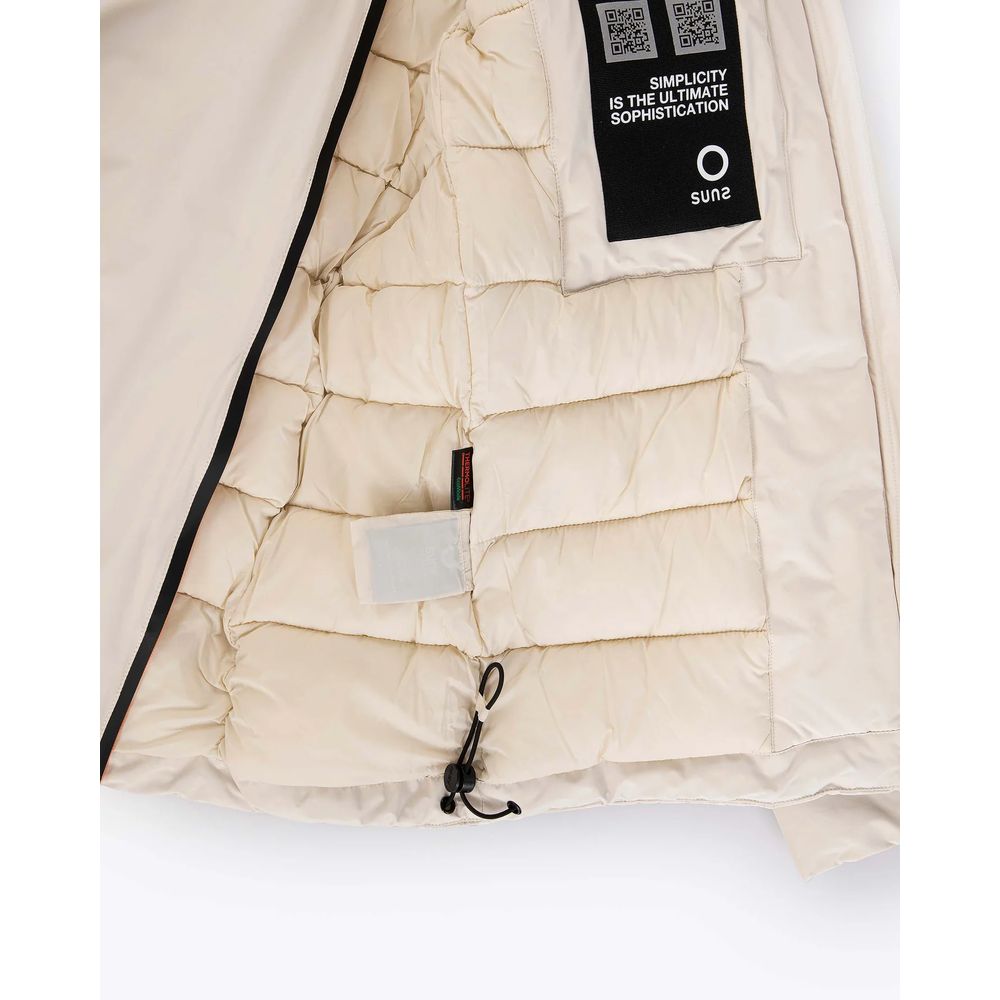 Suns White Polyester Jacket
