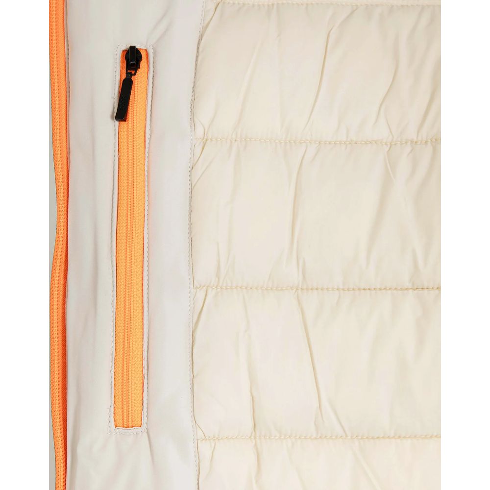 Suns White Polyester Jacket