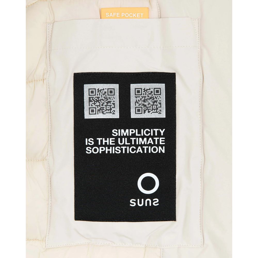Suns White Polyester Jacket