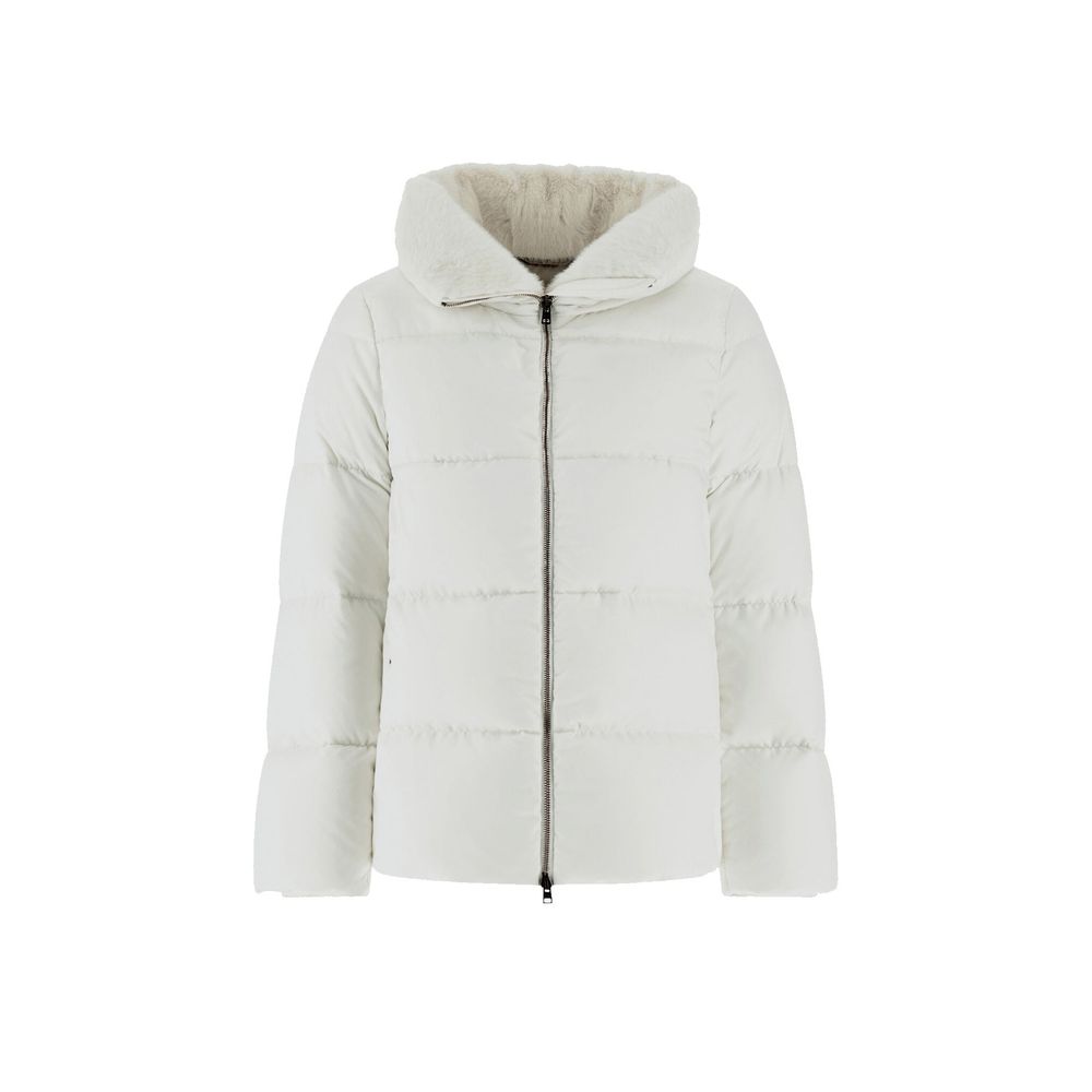 Herno Women's Padded Jacket with Faux Fur Collar