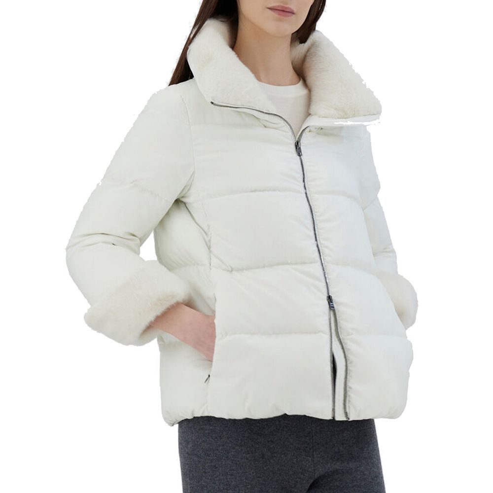 Herno Women's Padded Jacket with Faux Fur Collar