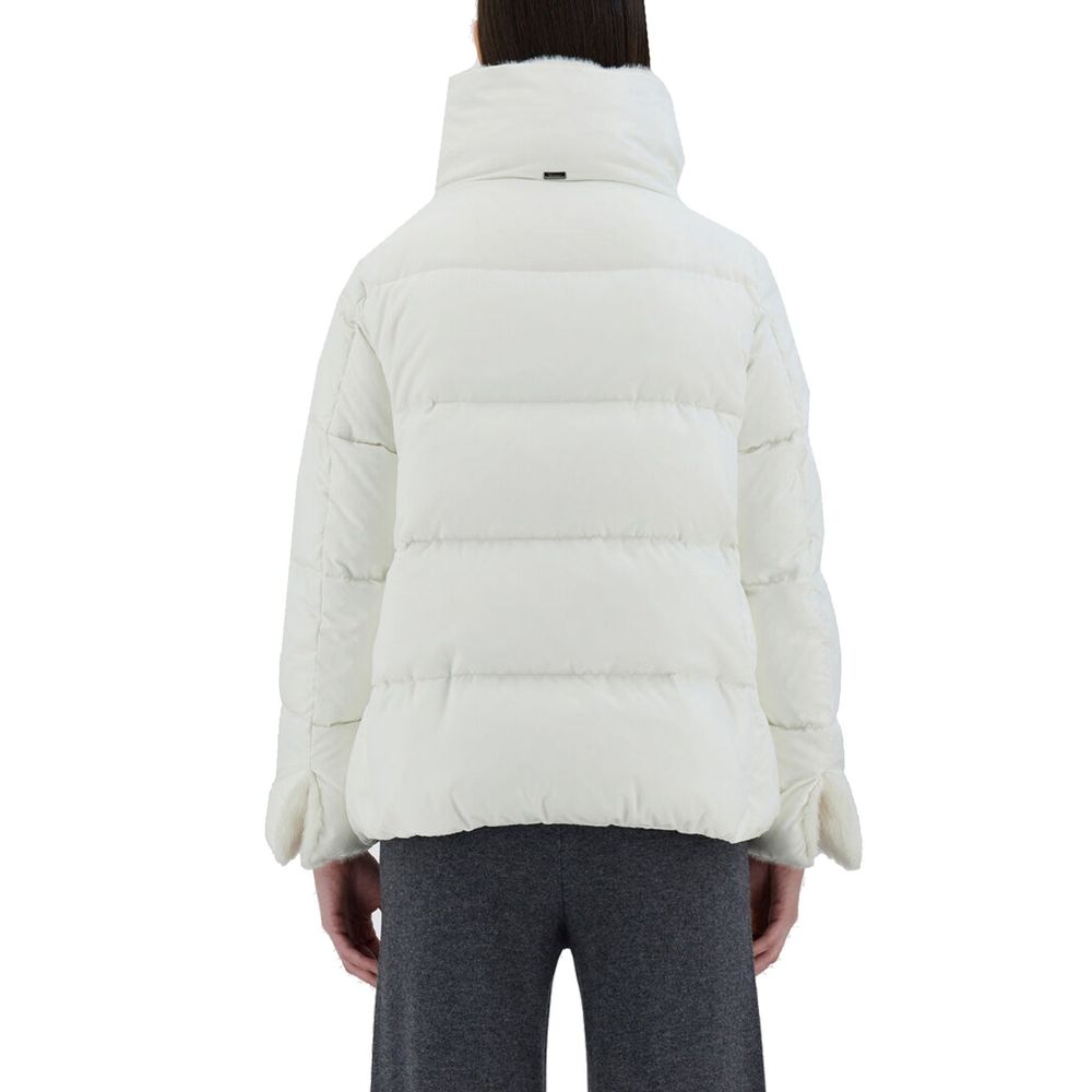 Herno Women's Padded Jacket with Faux Fur Collar