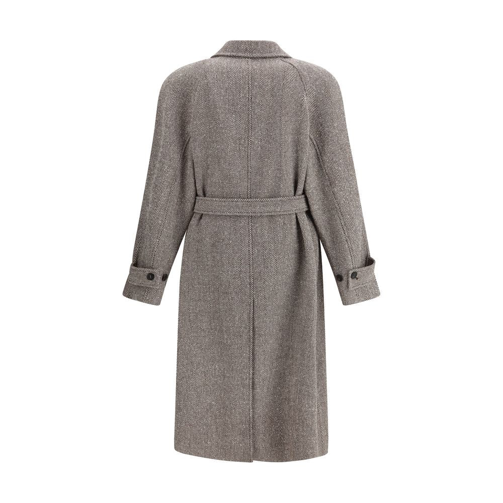 Ferragamo Herringbone Coat