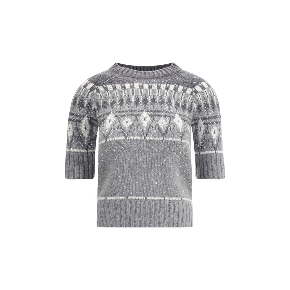 Ermanno Scervino Short Sleeved Sweater