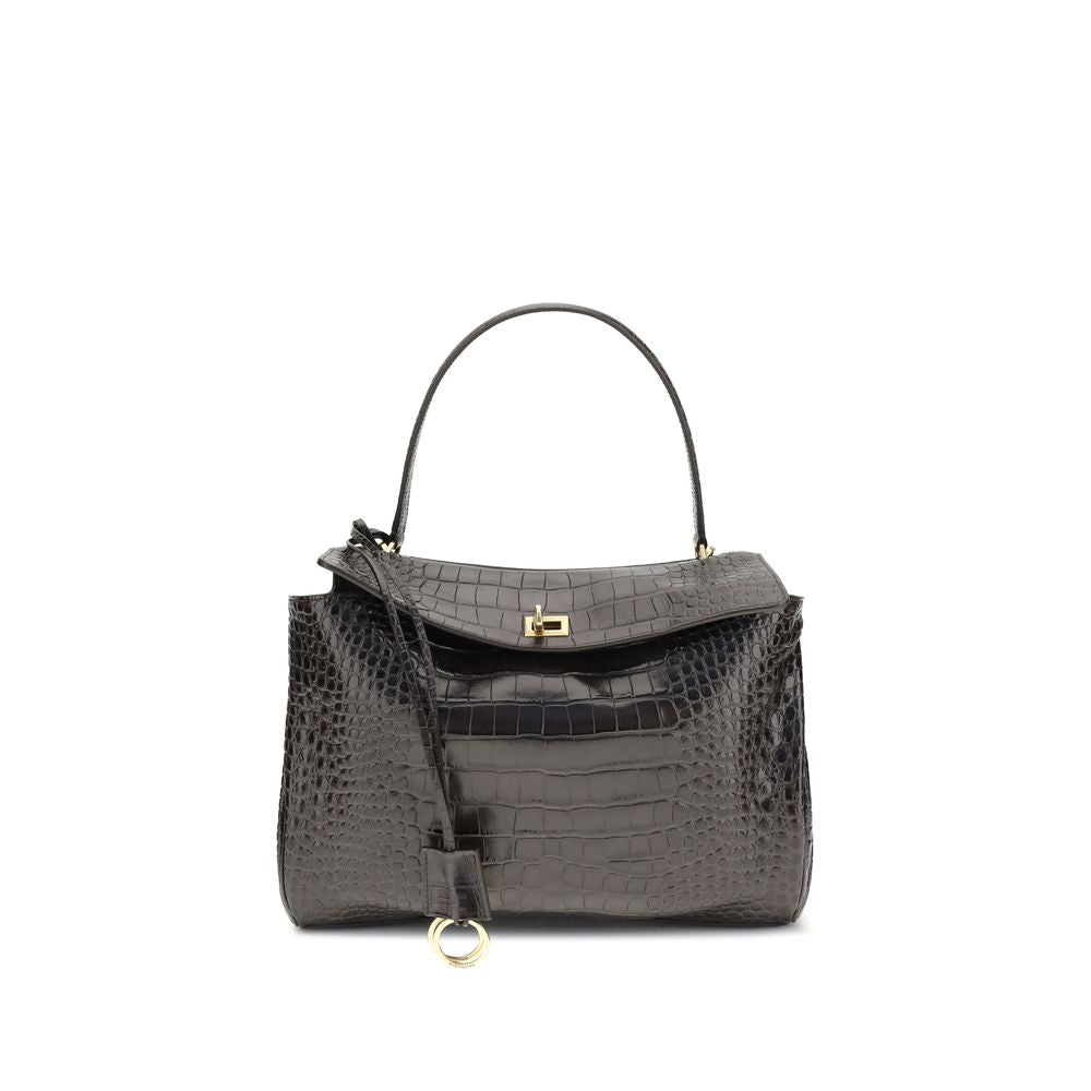 Balenciaga Brown Rodeo Medium Handbag