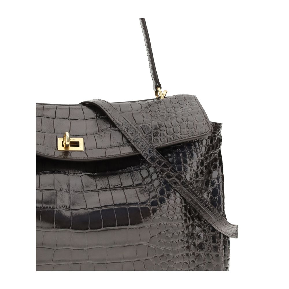 Balenciaga Brown Rodeo Medium Handbag