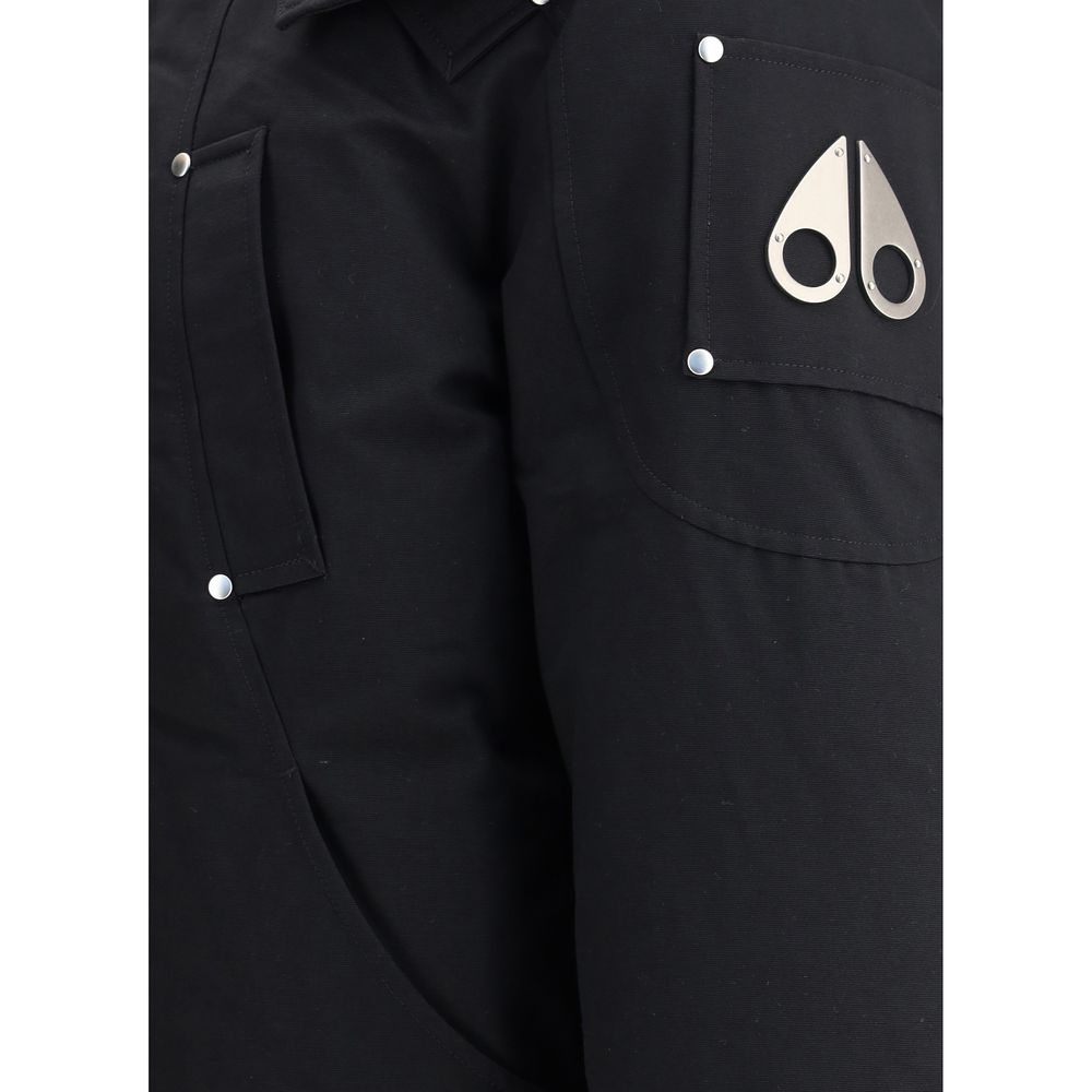 Moose Knuckles Original Ballistic Bomber with Removable Shearling