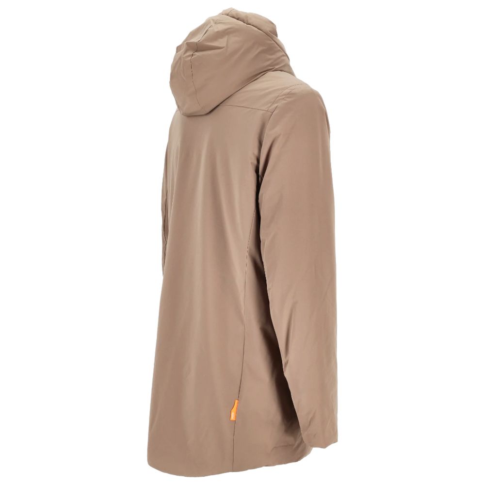 Suns Beige Eco Fur Lined Jacket - Stylish Performance Outerwear
