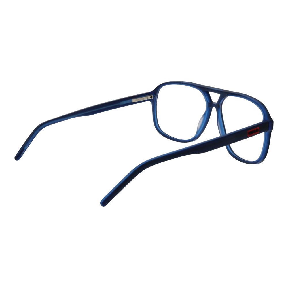 Hugo Boss Blue Men’s Optical Glasses – Aviator Frame