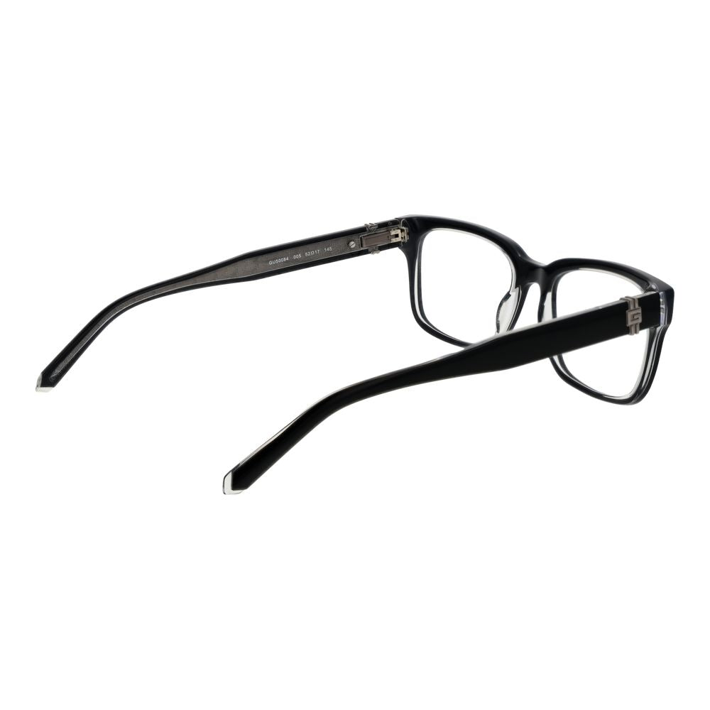 Guess Men’s Optical Glasses – Black Rectangle Frame, 52mm