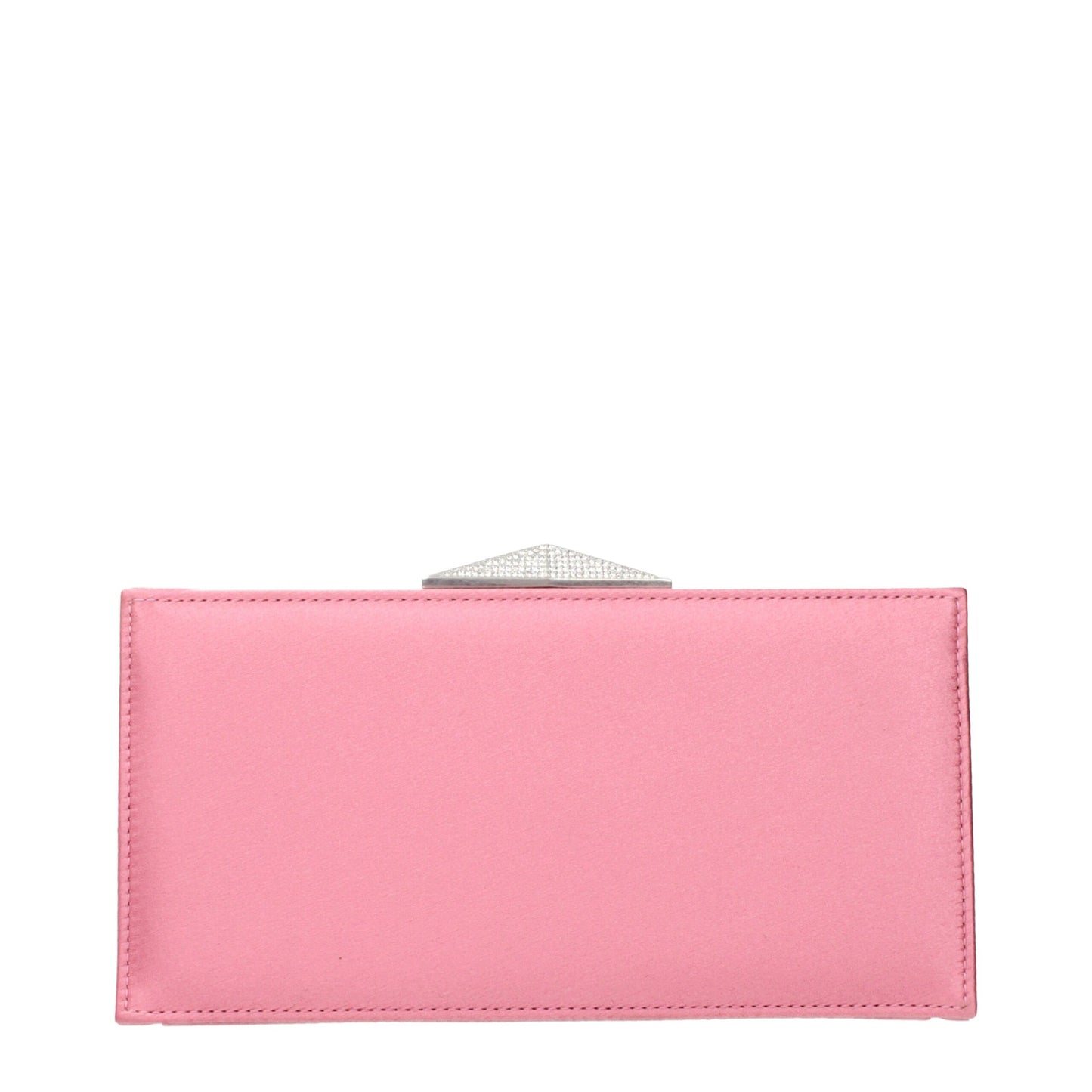 Jimmy Choo Pink Satin Clutch Bag