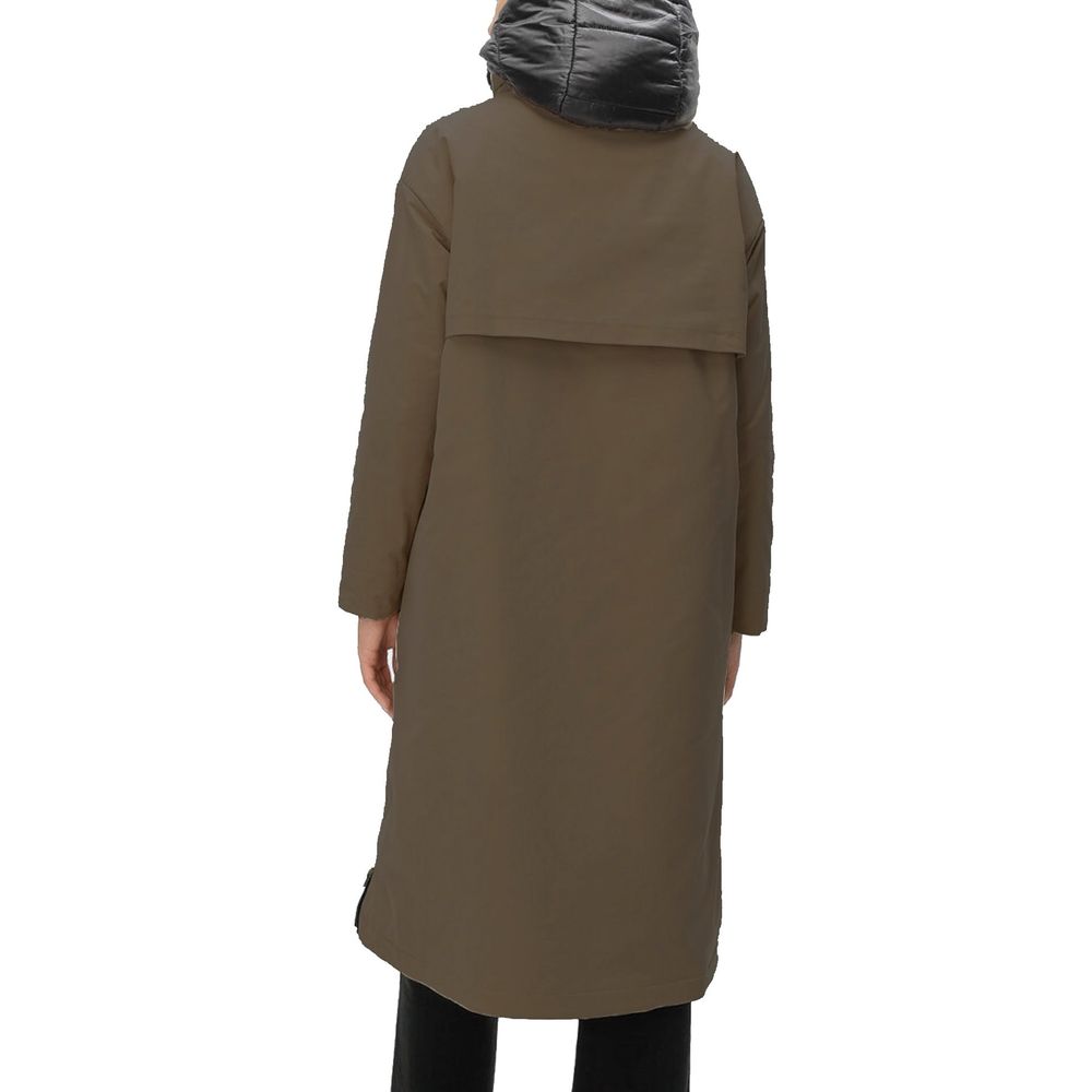 Herno Fur Lining Midi Parka Coat – Elegant Outdoor Essential