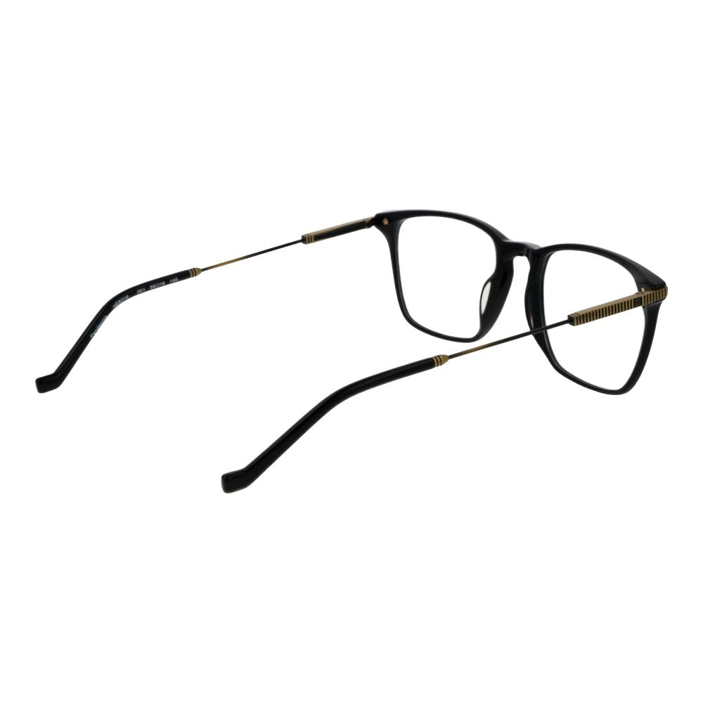 Hackett Black Men’s Optical Glasses – Rectangle Full-Rim Frame