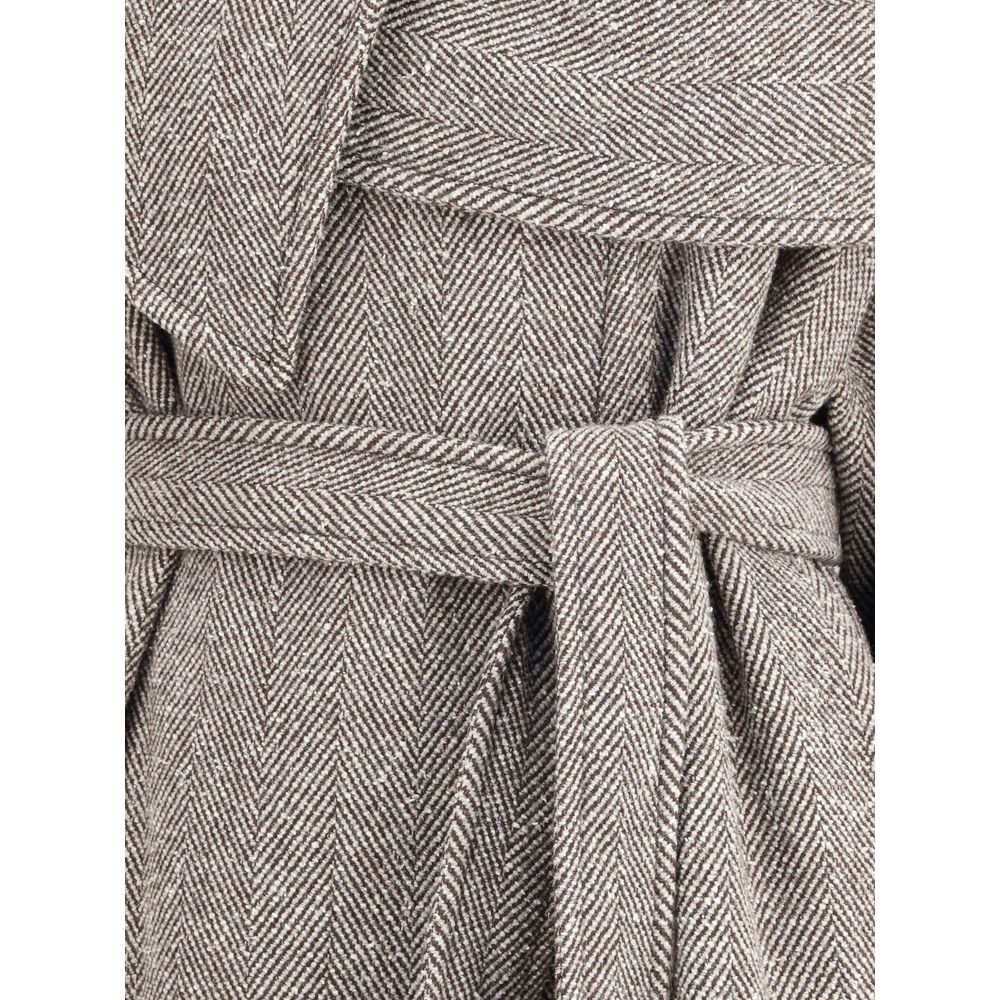 Ferragamo Oversized Asymmetric Coat