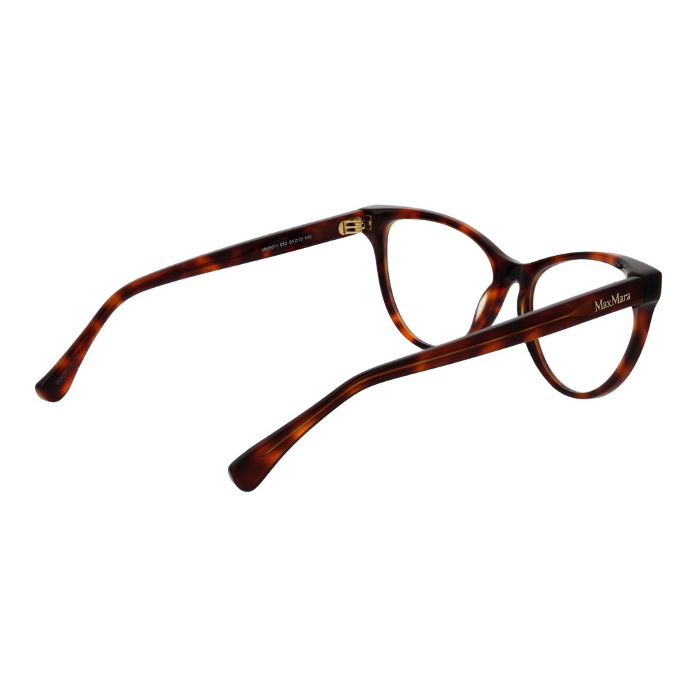 Max Mara Women's Optical Glasses – Brown Cat-Eye Frame