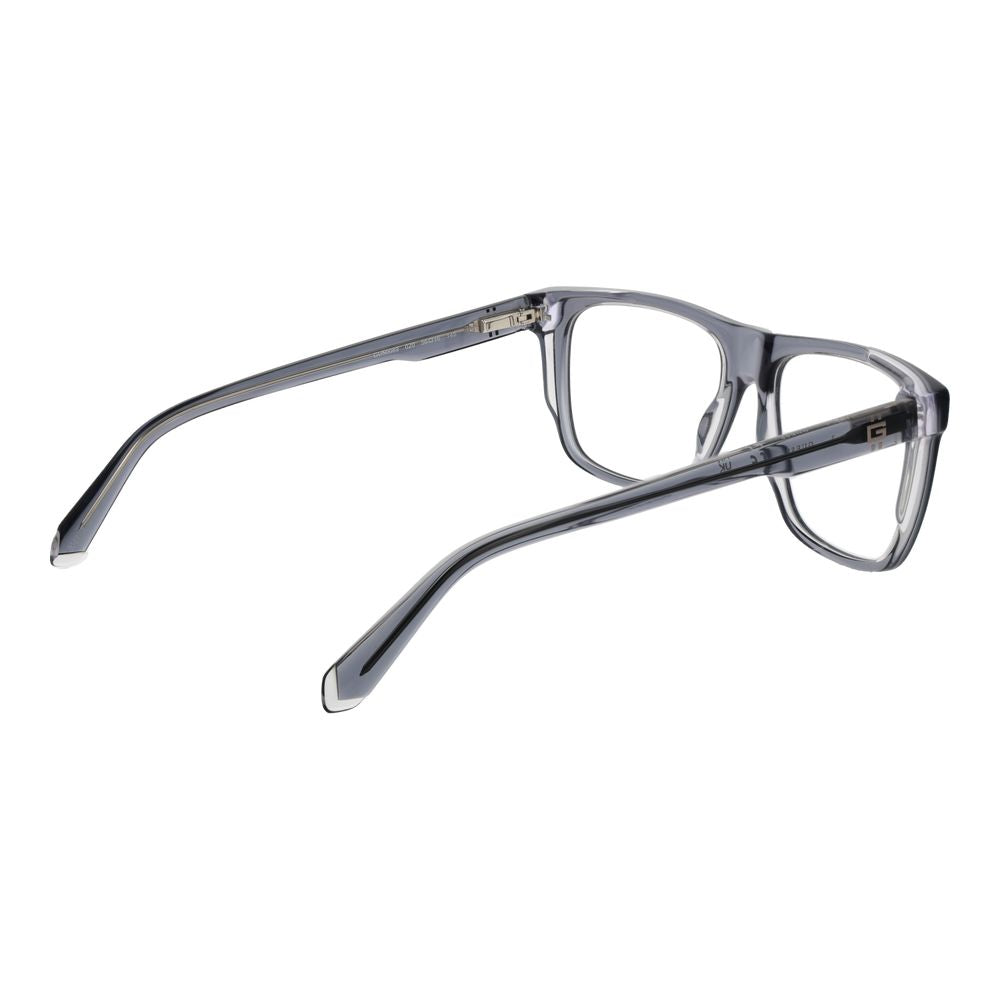 Guess Men's Optical Glasses – Grey Rectangle Frame, 56mm