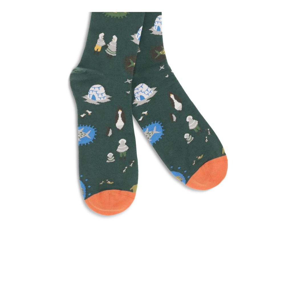 Bonne Maison North Pole Patterned Socks