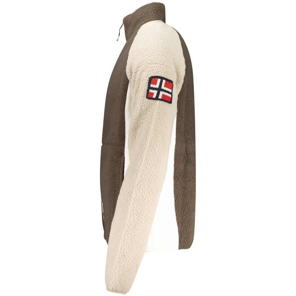 Norway 1963 Brown Men's Fleece Sweatshirt