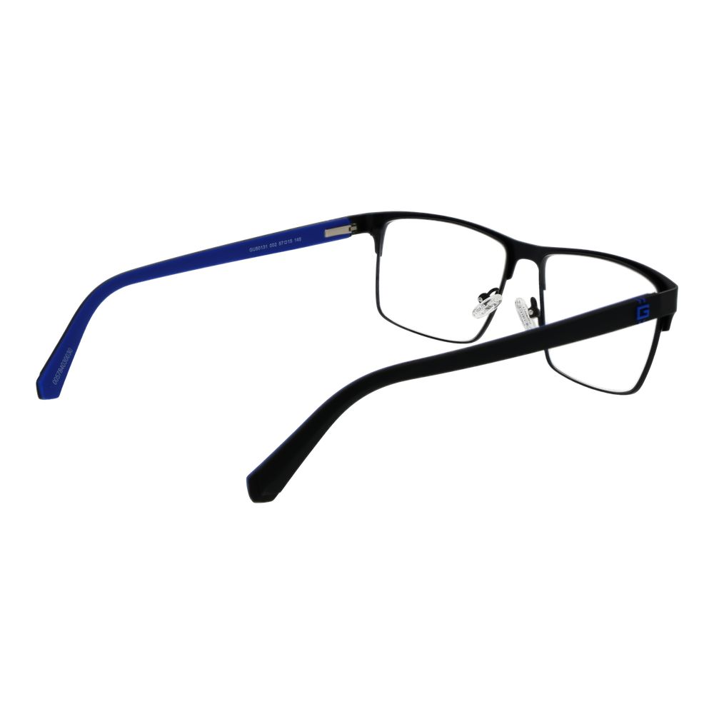 Guess Men's Optical Glasses – Black Rectangle Frame, 57mm