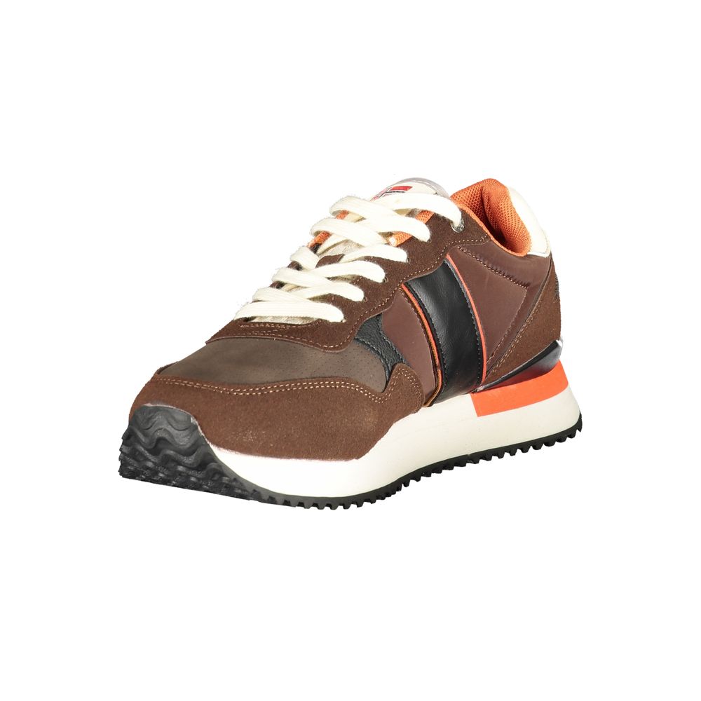 Norway 1963 Liam Brown Polyester Men Sneaker