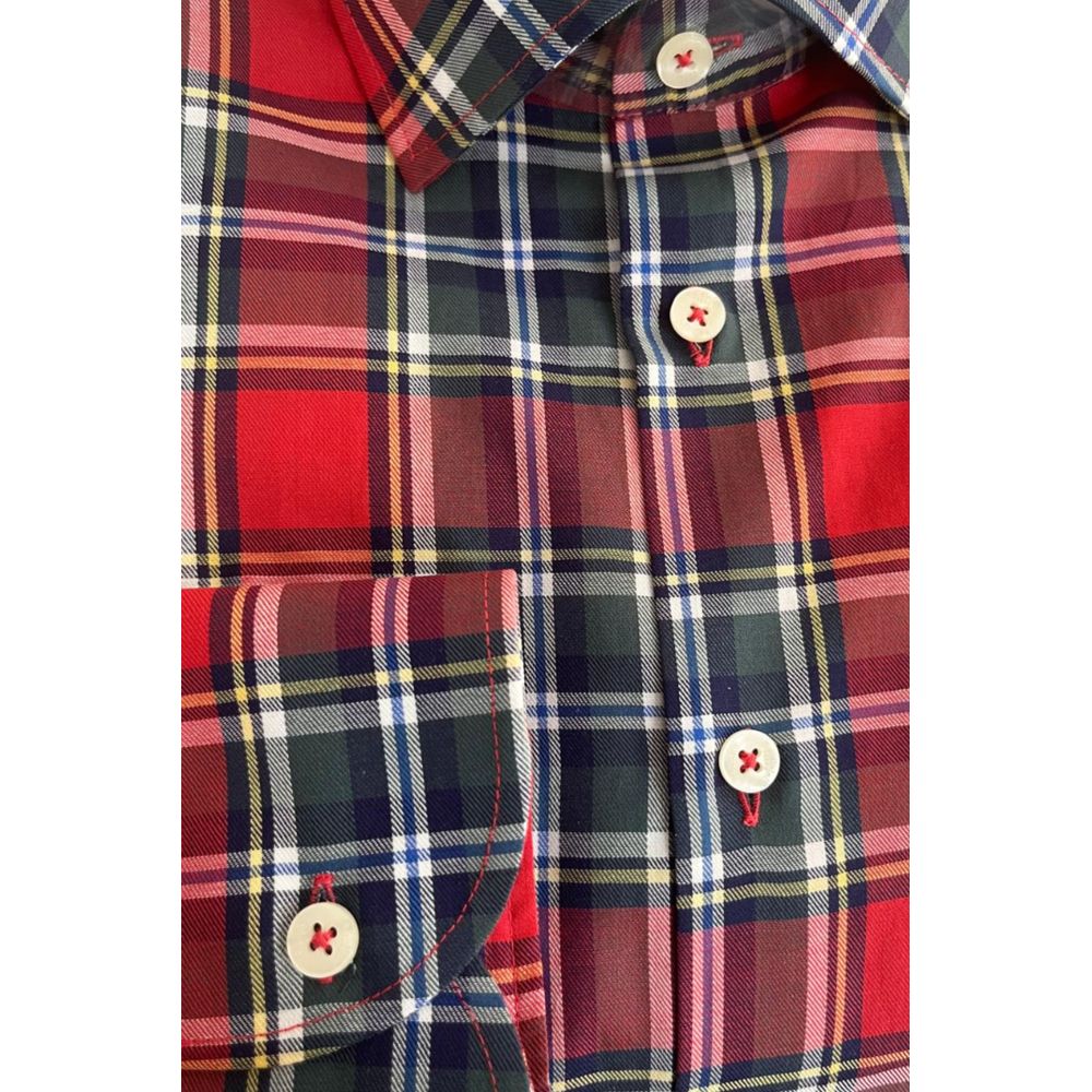 Baldinini Trend Multicolor Cotton Shirt: Effortless Urban Chic