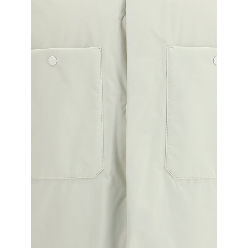 LAMINAR Cream Nylon Coat by Herno