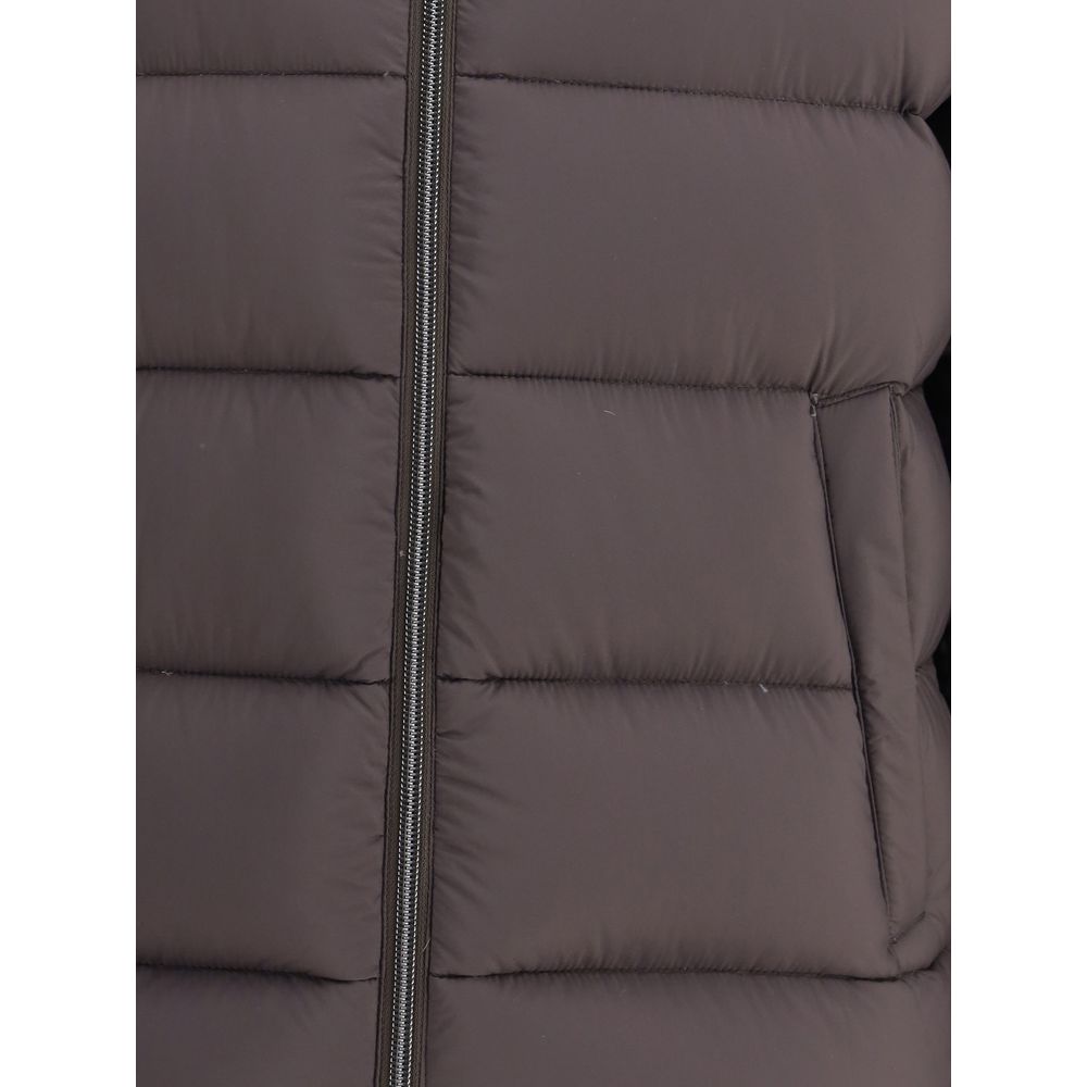 Herno Brown Hooded Padded Jacket