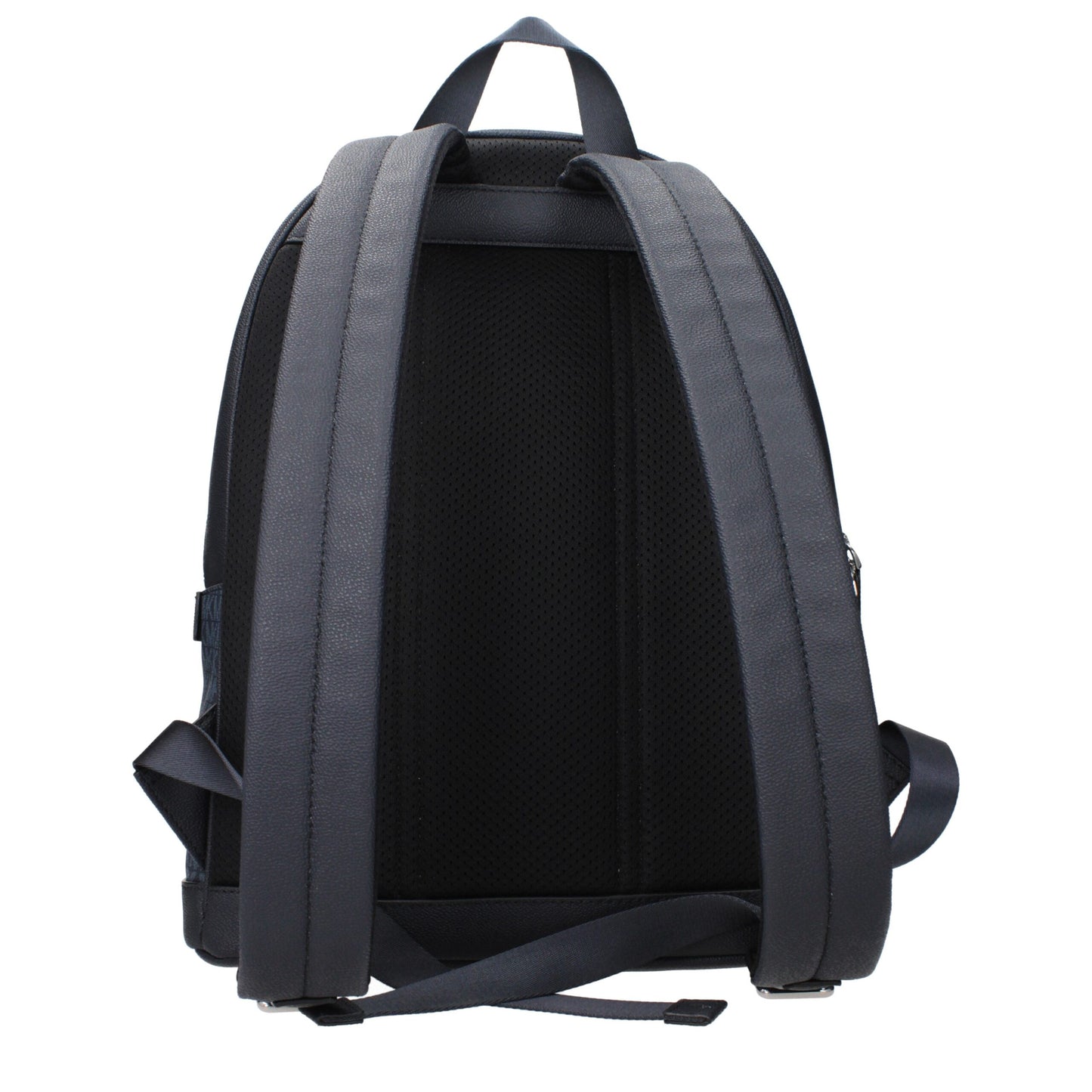 Michael Kors Blue Fabric Backpack – Effortless Style and Practicality