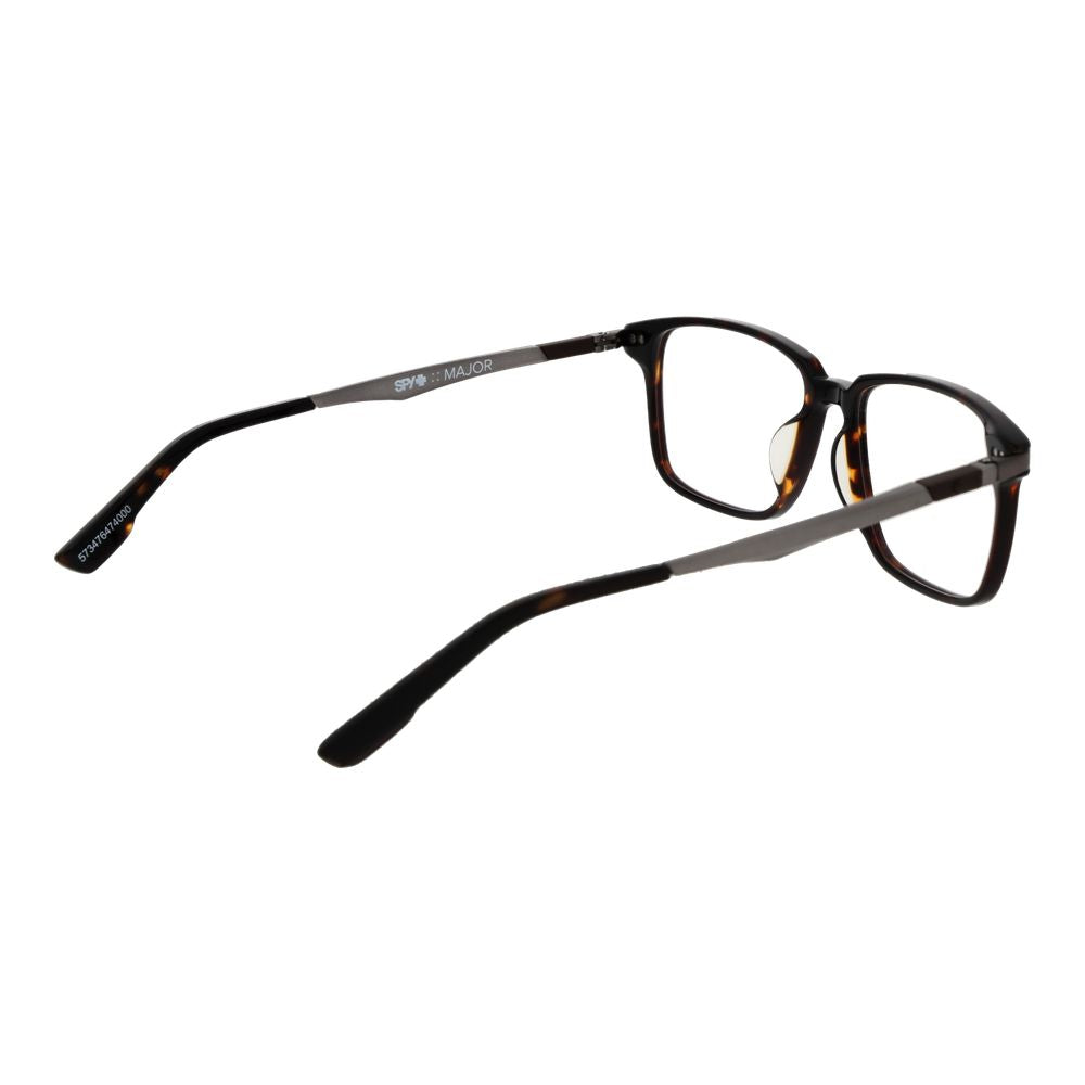 Spy Men’s Optical Glasses – Brown Square Frame, 57mm