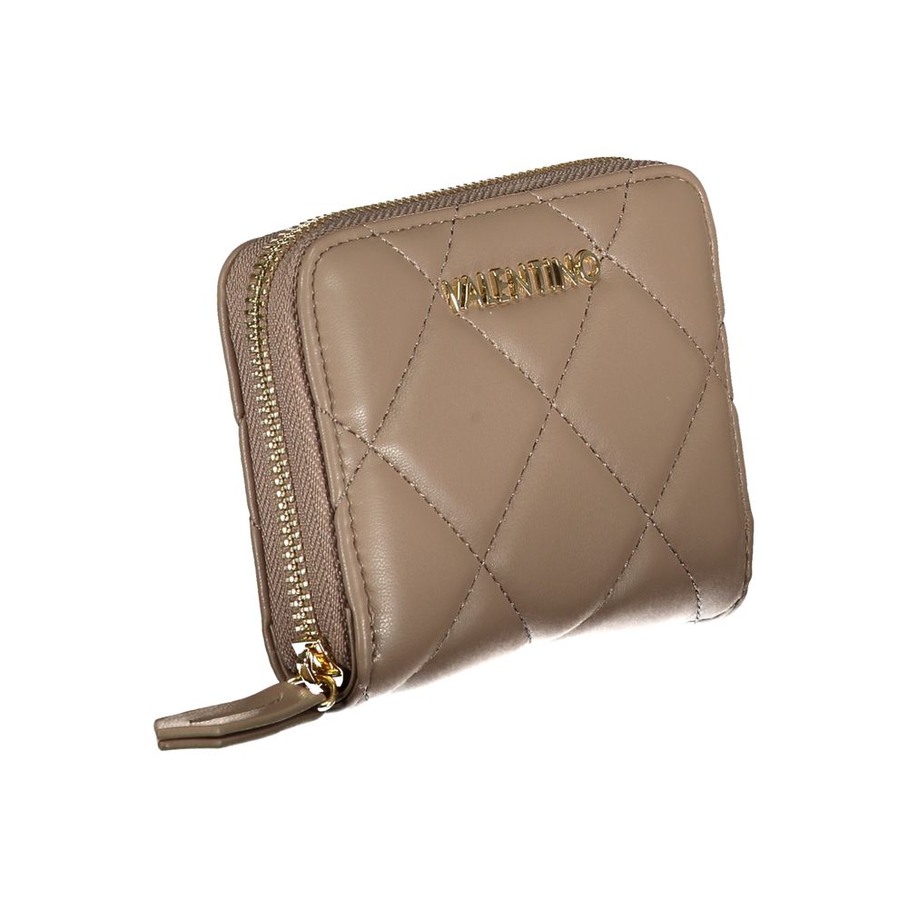 Mario Valentino Brown Leather Wallet with Elegant Detailing