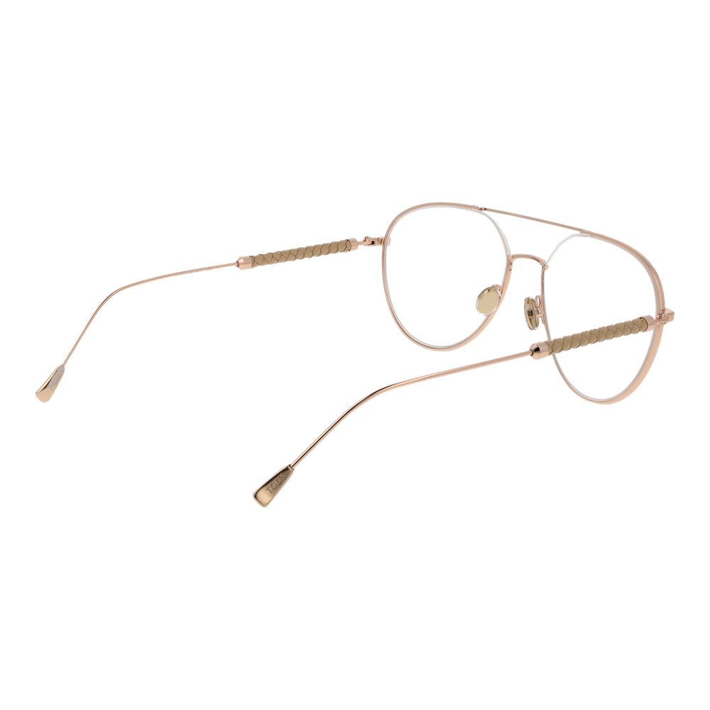 Tod's Men’s Rose Gold Metal Glasses – Aviator Frame