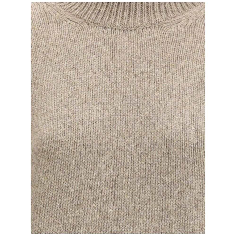 Khaite Beige Cashmere Sweater - The Willem