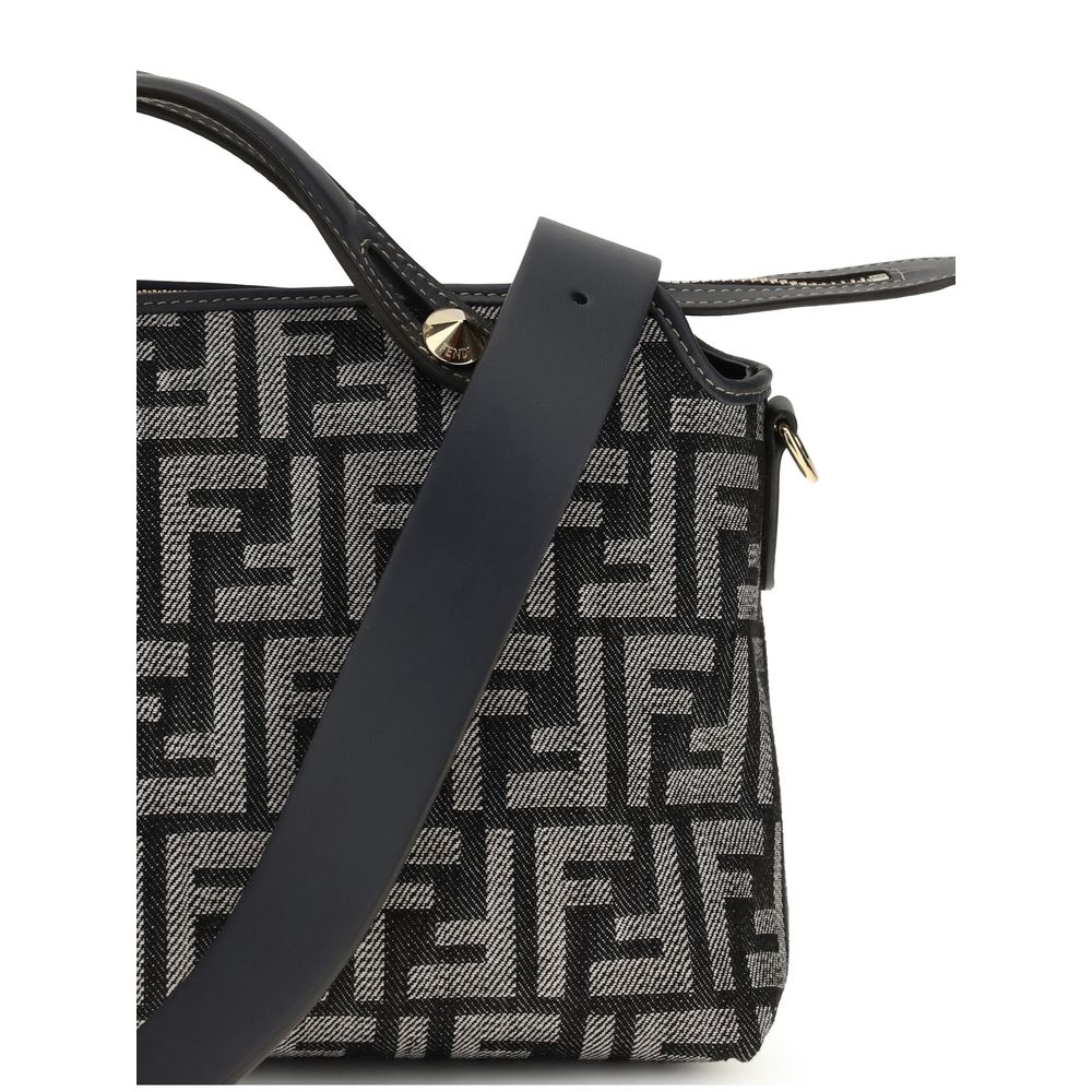 Fendi FF Denim Shoulder Bag