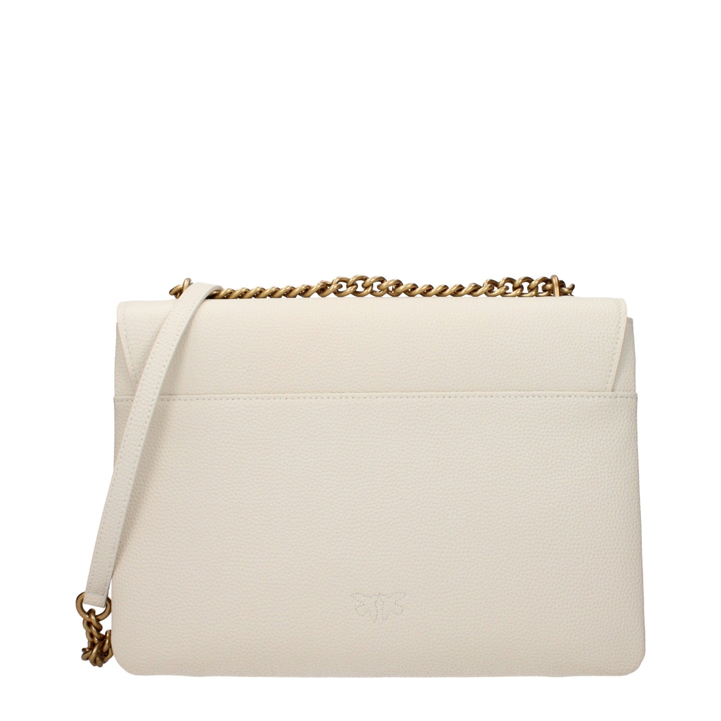 PINKO Beige Leather Crossbody Bag - Elevate Your Everyday Style