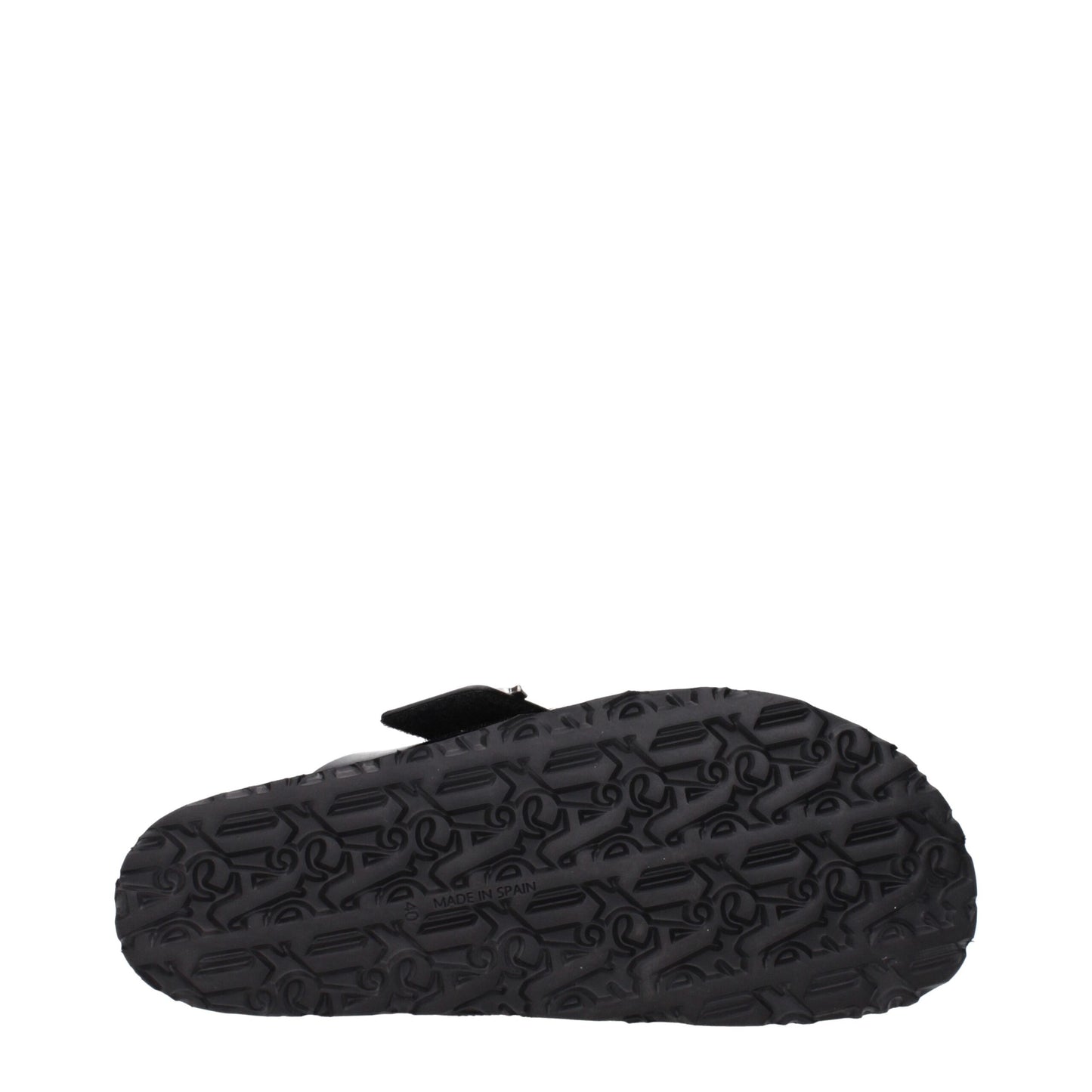 Palm Angels Black Leather Slip-On Mules for Men