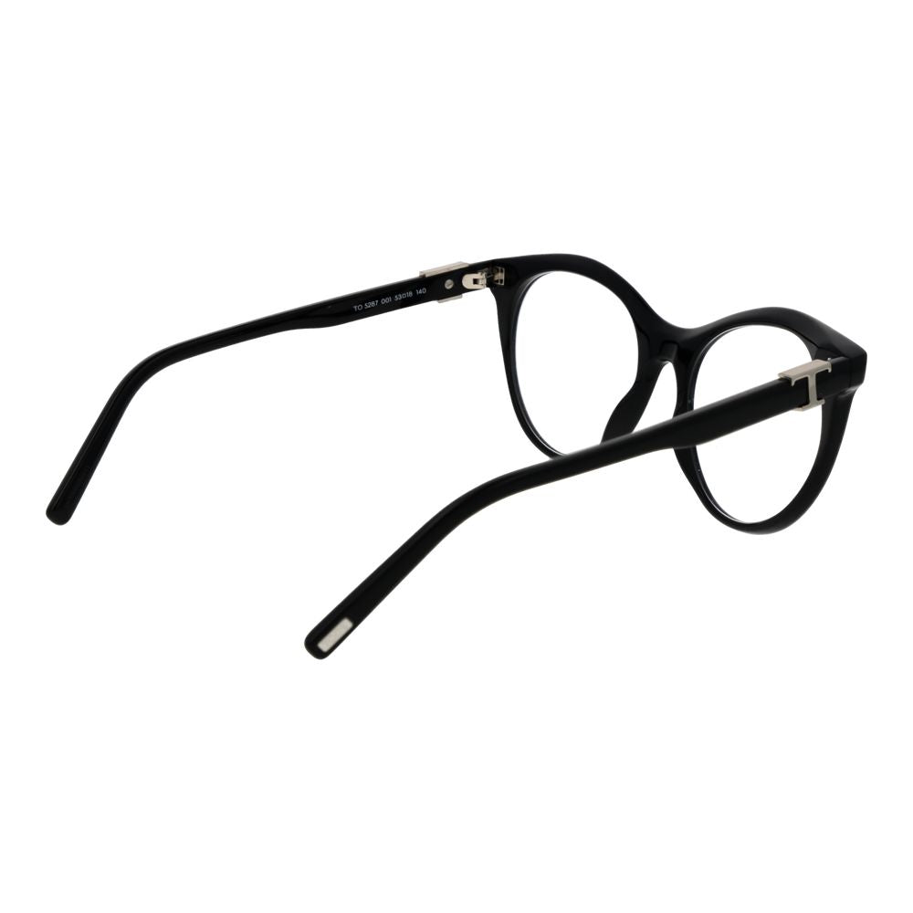 Tod's Women's Black Acetate Optical Glasses – Round Frame, 53mm