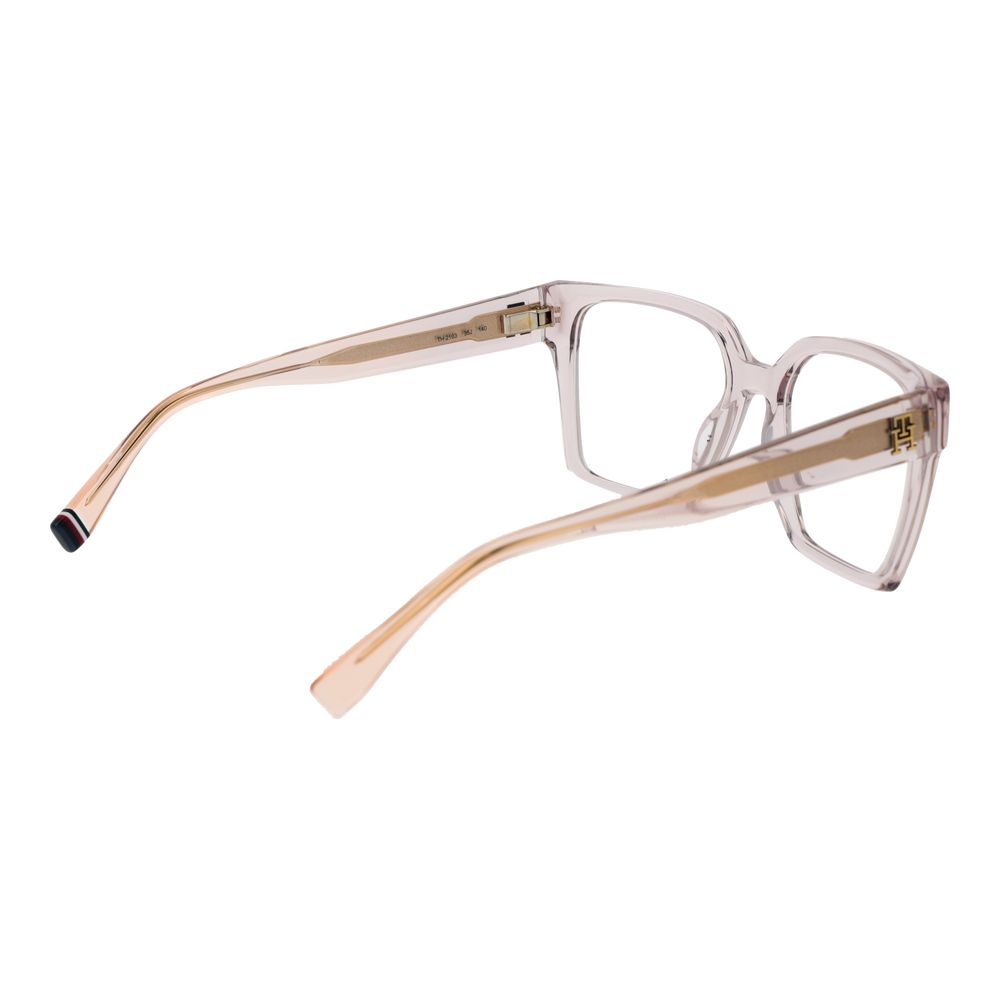 Tommy Hilfiger Women's Pink Square Optical Glasses
